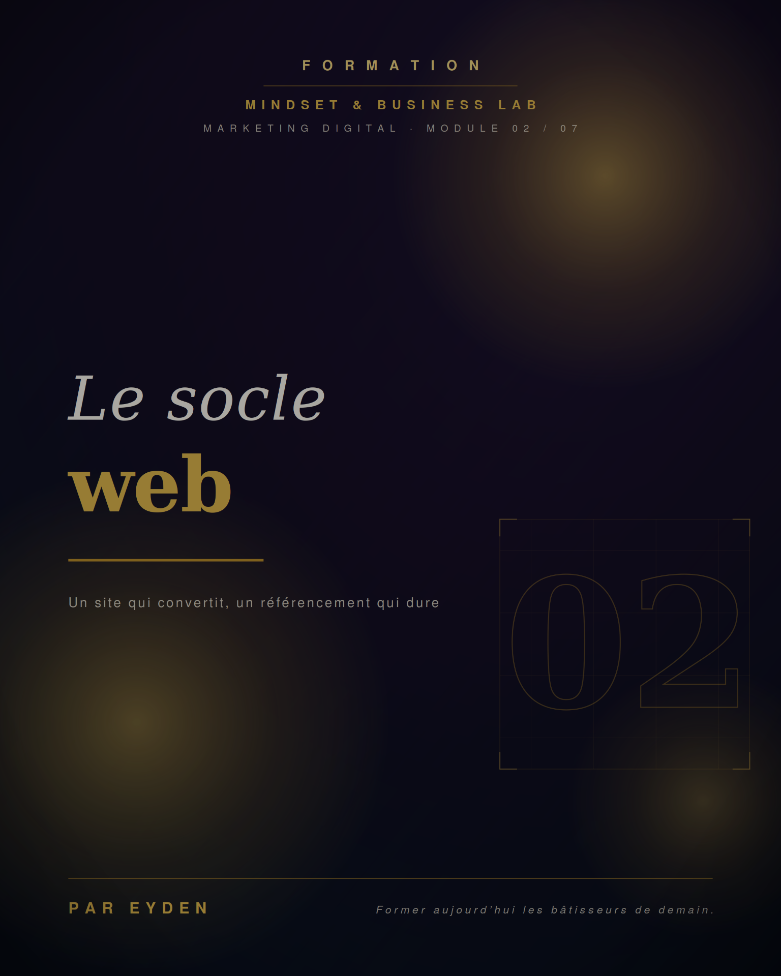Module 02 — Le socle web