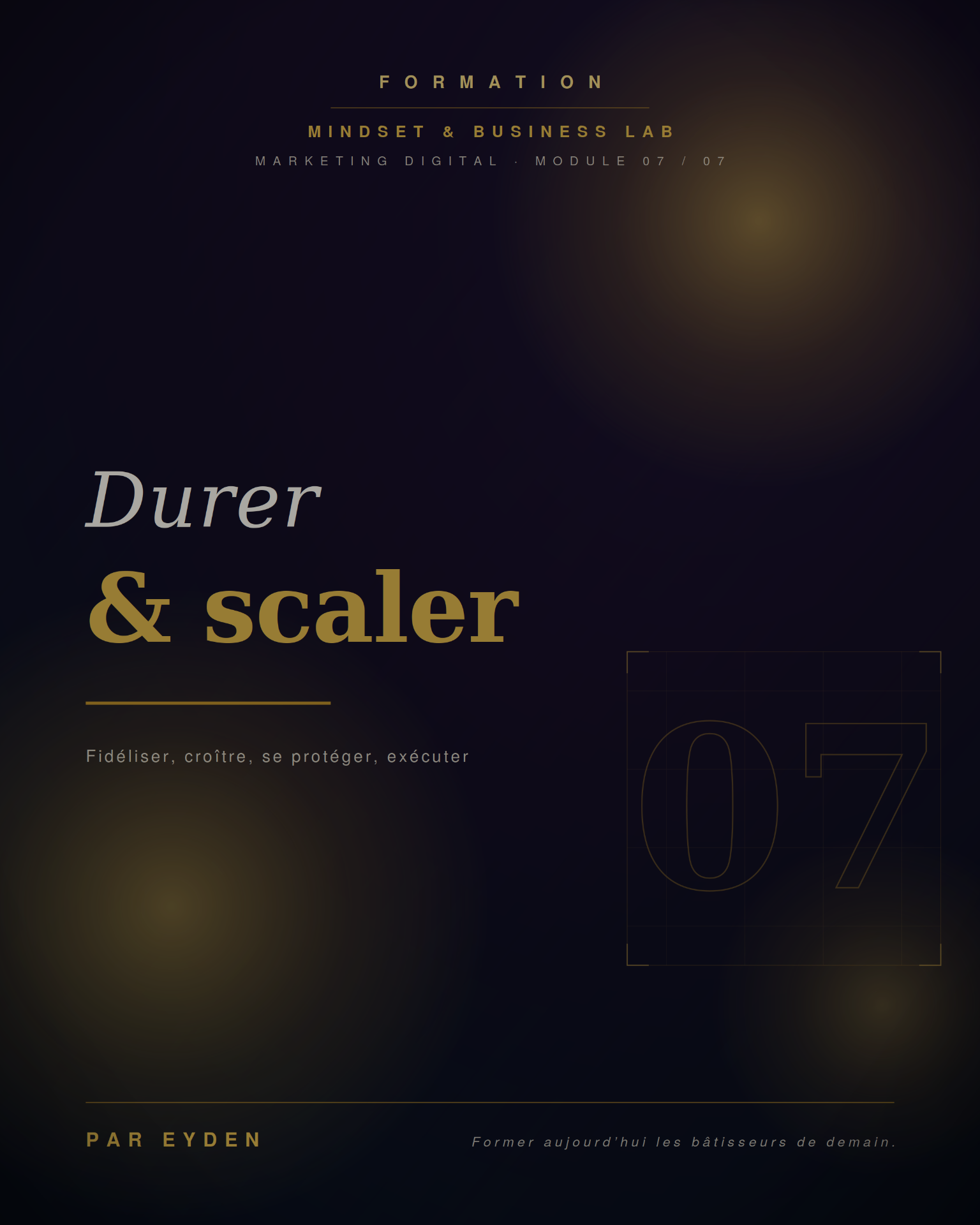 Module 07 — Durer & scaler