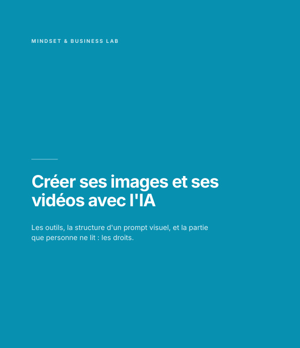 Couverture : Créer ses images et ses vidéos avec l'IA