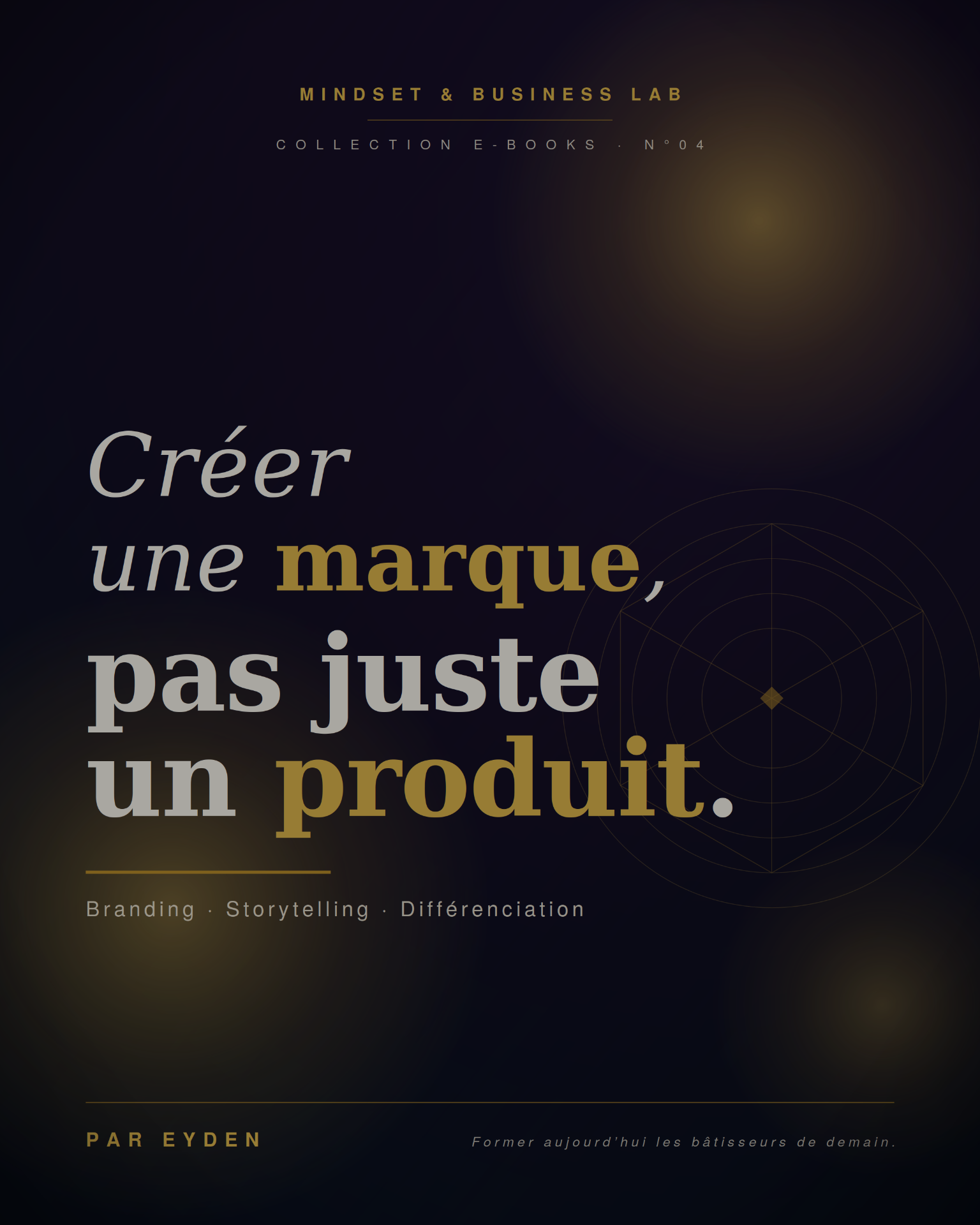 Créer une marque, pas juste un produit